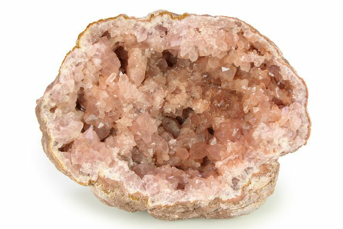 Rose Pink Amethyst Geode Half - Argentina #296822